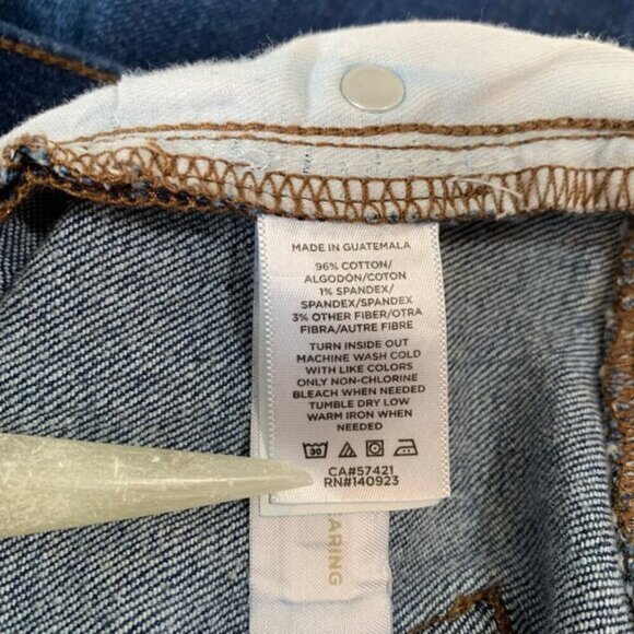 LOFT the super soft girlfriend straight leg stretch casual denim jeans - Picture 8 of 11